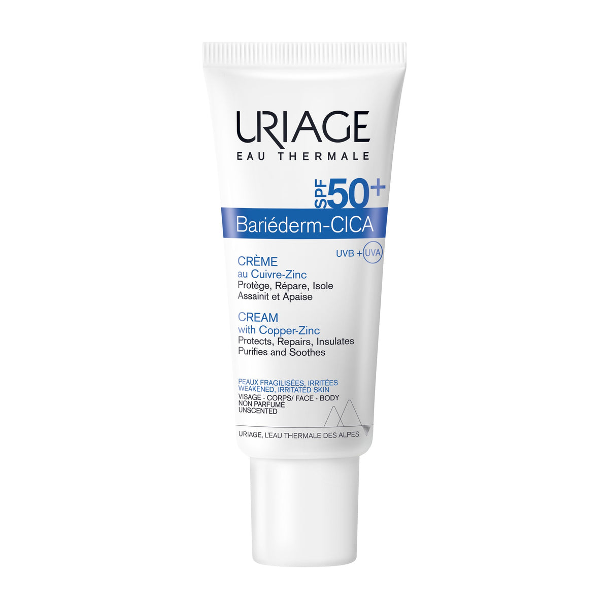 Uriage Bariéderm Cream with Copper-Zinc 40ml – SPF50+