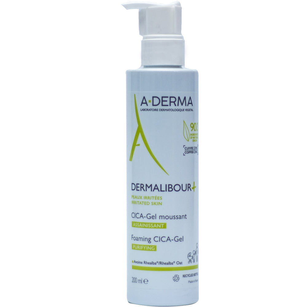 A-derma Dermalibour+ Cica-Sanitizing Foaming Gel – 1