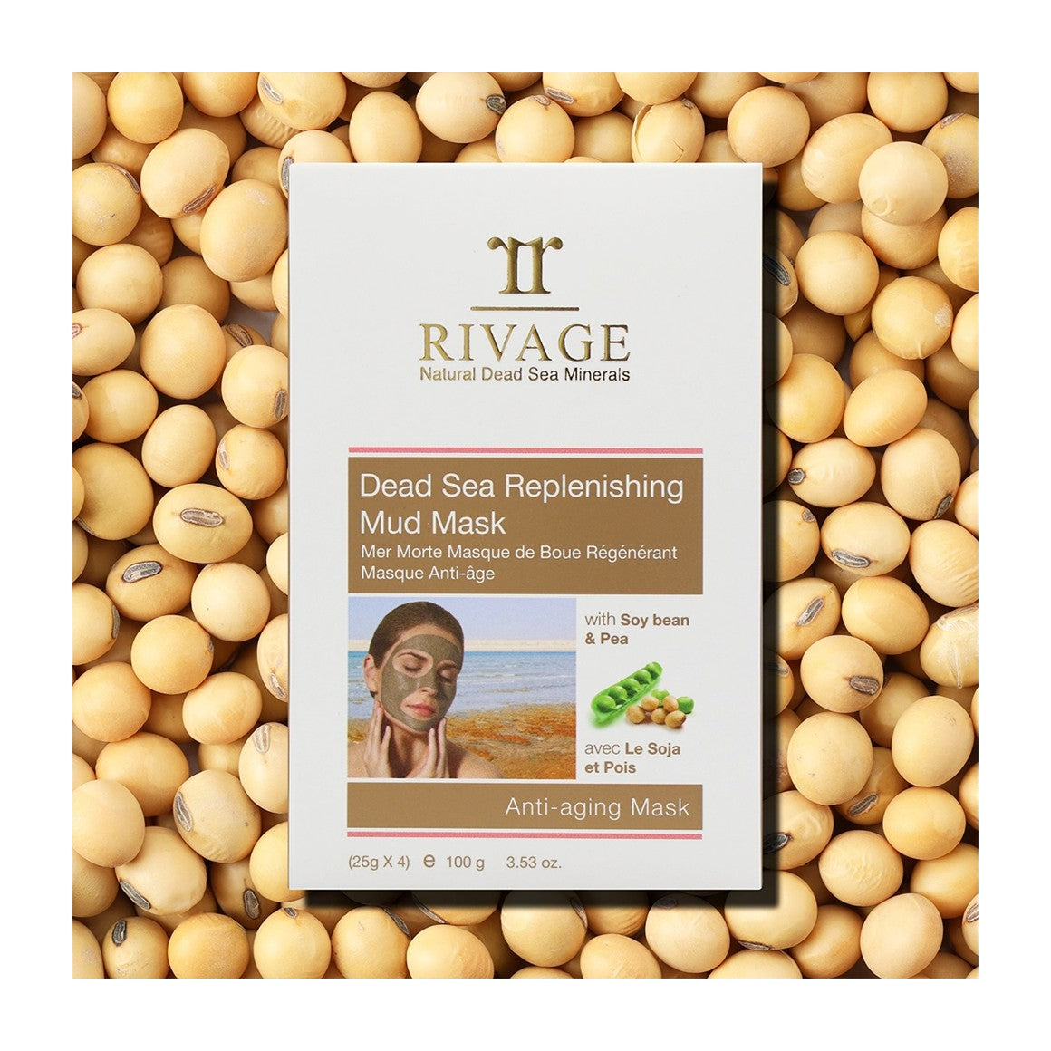 Dead Sea Replenishing Facial Mud Mask - Pack of 4 Sachets (25 g X 4) – 3