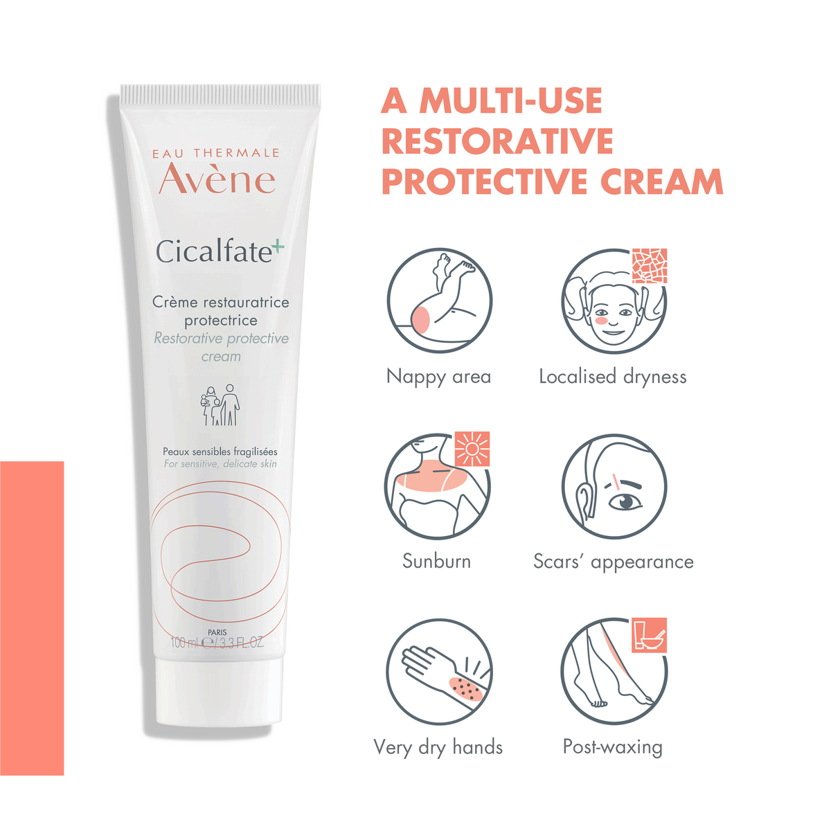 Avene Cicalfate instant repairing protective cream for damaged skin – 3