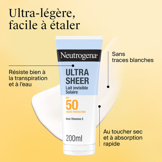 NG Ultra Sheer SPF50 Body Lot 200ml