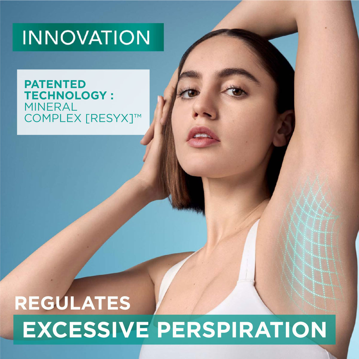 Narta - Resixyl - Roll On Deodorant for Sensitive Skin & Excessive Sweating - 48H Anti-Perspirant Protection - For Women - 50ml