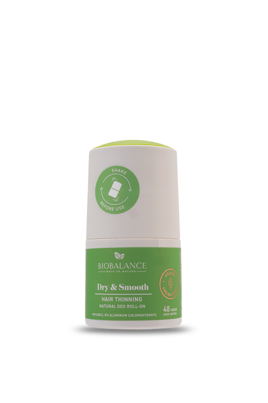 Bio Balance Natural Deo Roll-on 50ml – Dry & Smooth Hair Thinning