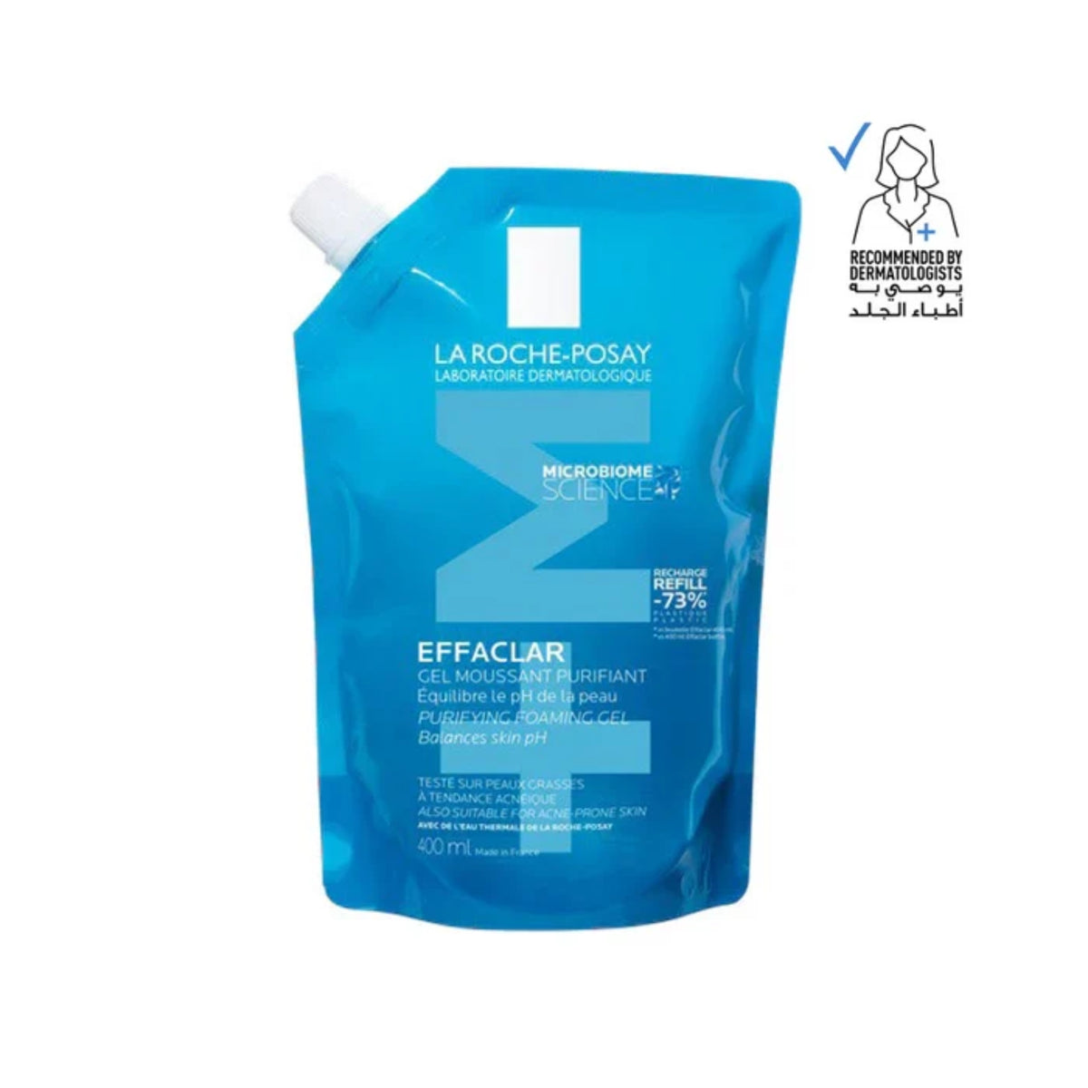 La Roche-Posay Effaclar Acne Purifying Foaming Gel
cleanser for Oily Skin Refill 400ml