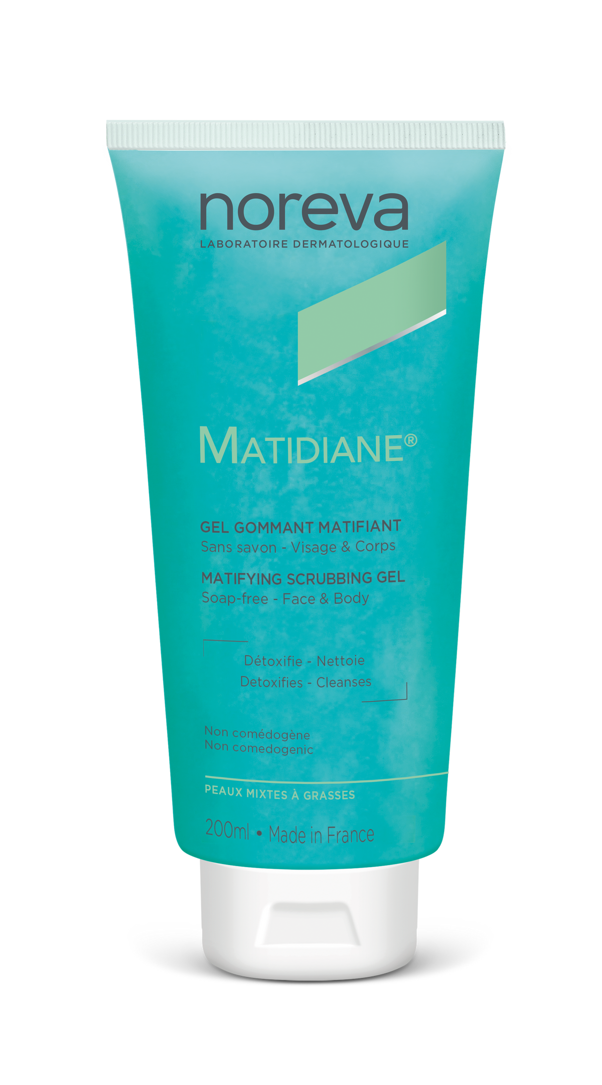 Noreva Matidiane Gel gommant matifiant visage et corps