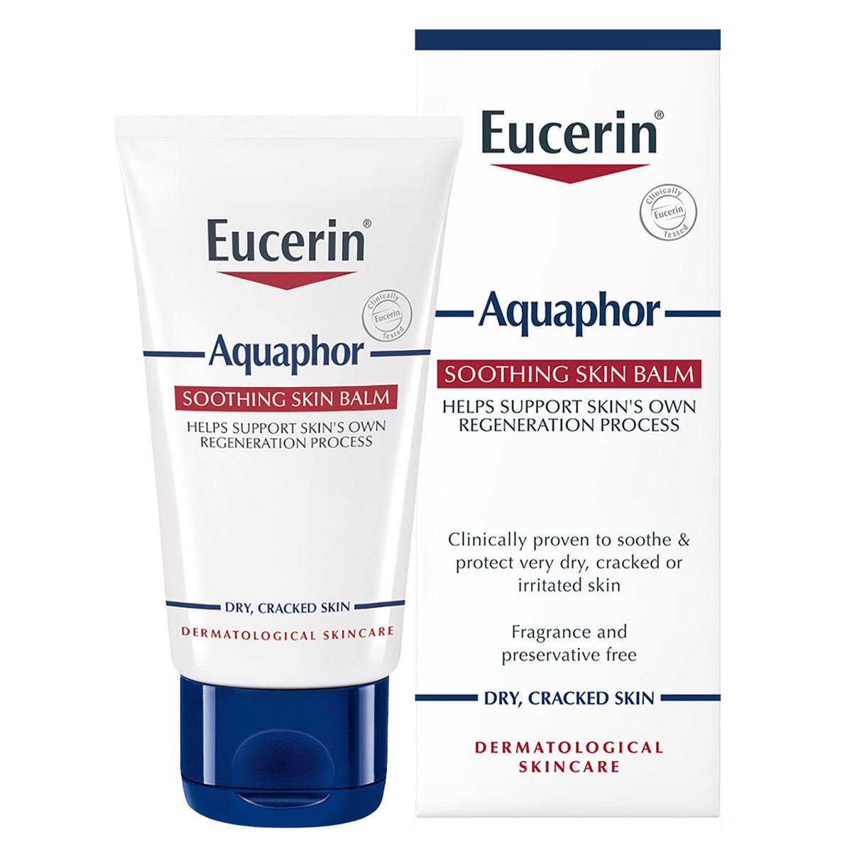 Eucerin Aquaphor Soothing Skin Balm with Glycerin and Panthenol 45ml