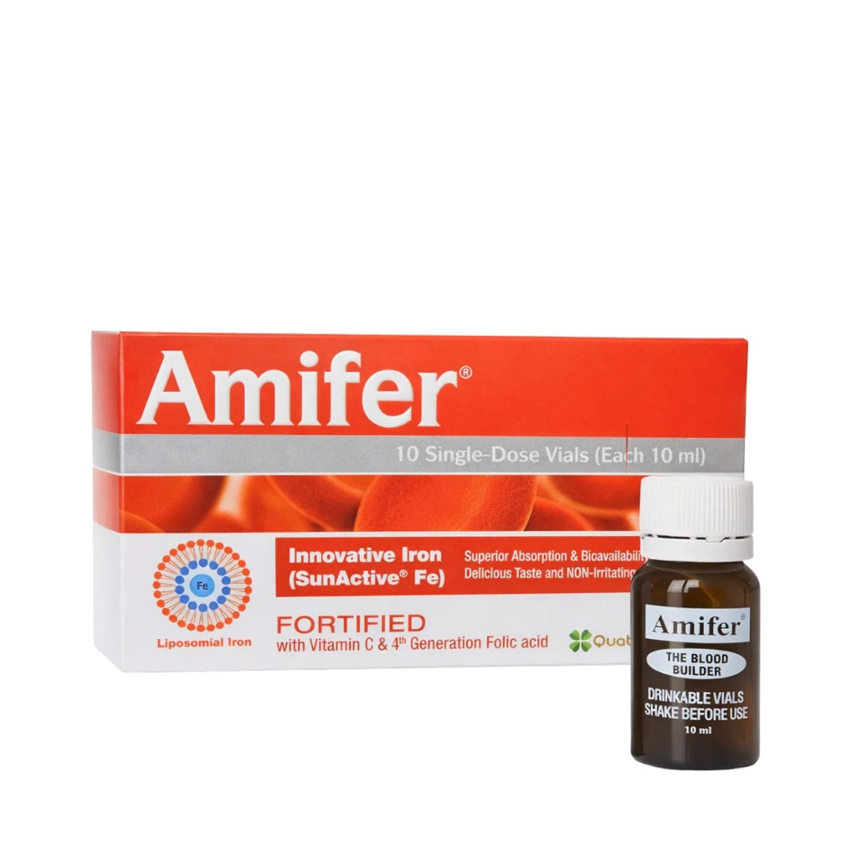 Amifer
Liposomal Iron Vials with Folic Acid & Vitamin C