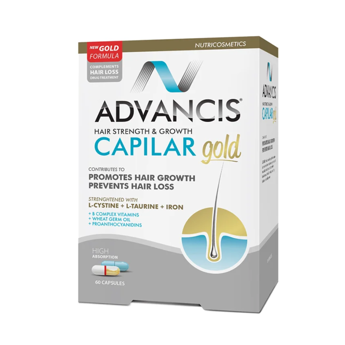 ADV CAPILAR GOLD, 60 CAPS