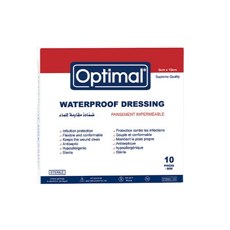 Optimal Waterproof Dressing – 8 x 10cm / 10 pcs