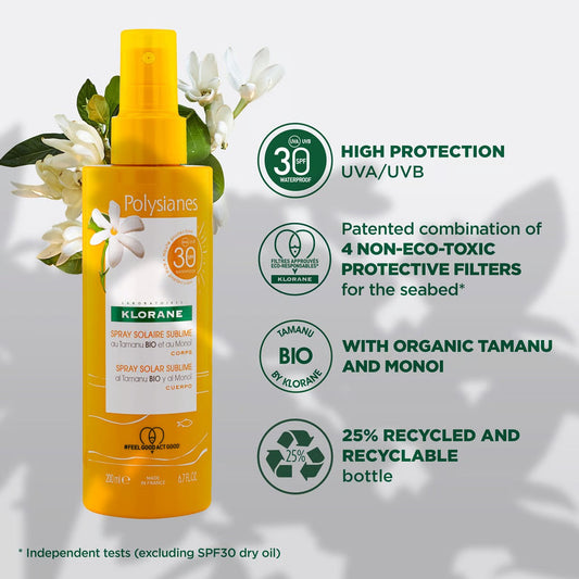 Klorane Polysianes Sublime Sun Spray SPF 30 – 2