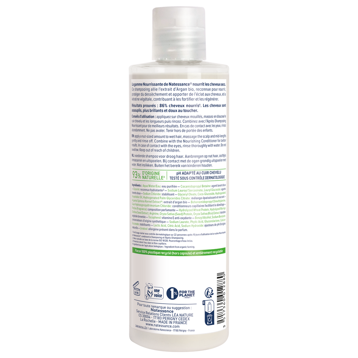 Nourishing Shampoo Argan & Botanical Keratin 250ml â€“ 1