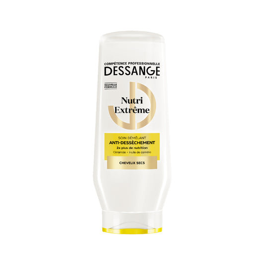 DESSANGE - Nutri-Extreme Anti-Drying Conditioner - Formula Enriched With Ceramide & Camellia Oil - Detangling Care - Nourishes, Protects & Softens - Dry Hair - 225 ml