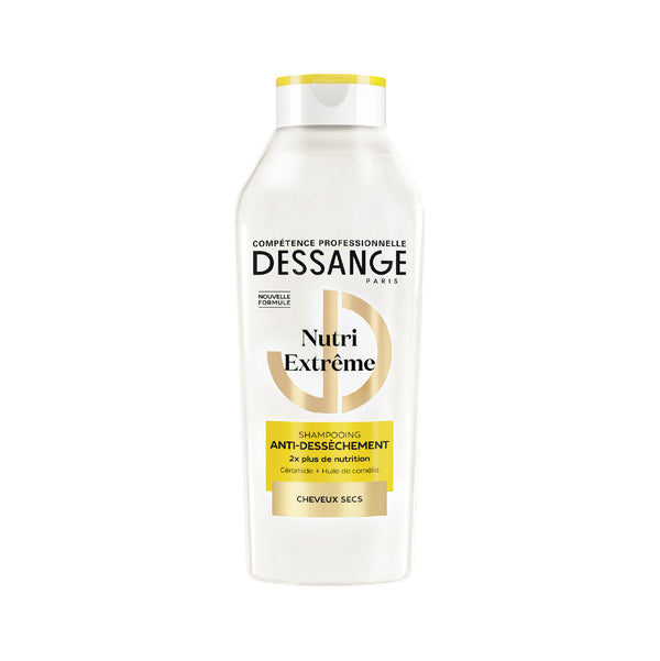 DESSANGE - Nutri-Extreme Shampoo - Formula Enriched With Ceramide & Camellia Oil - Anti-Drying - Nourishes, Protects & Softens - Dry Hair - 280ml