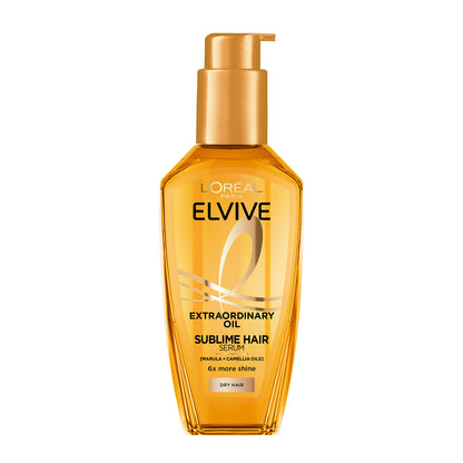 L’Oréal Paris Elvive Extraordinary Hair Oil Treatment, Non-Sticky Serum For Dry Hair-100ml