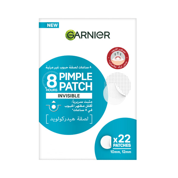 Garnier Skin Active  Fast Clear Invisible Acne Pimple Patch 8 Hours Hydrocolloid 22patches