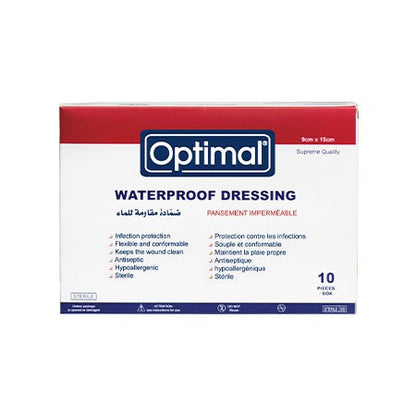 Optimal Waterproof Dressing – 9 x 15cm / 10 pcs
