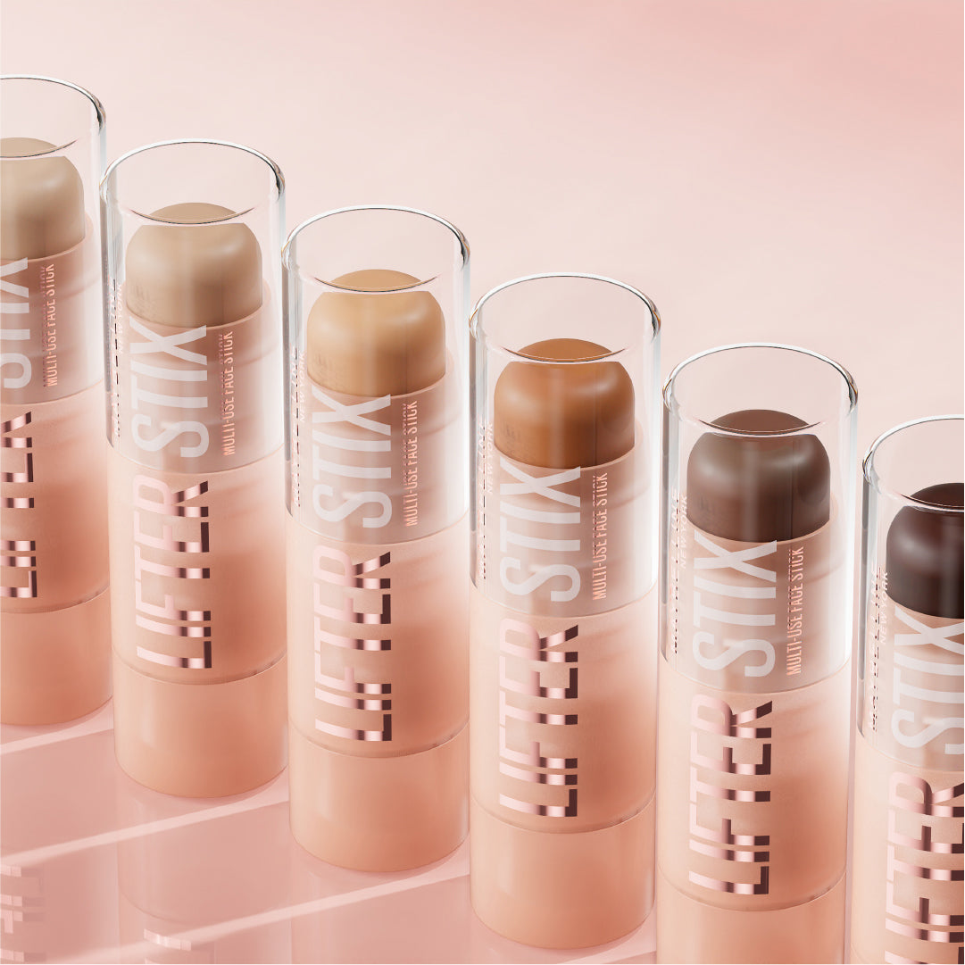 Maybelline New York Lifter Stix Multi-Use Face Stick - Contour, Bronzer, Concealer and Foundation Stick, All-In-One Creamy Face Makeup