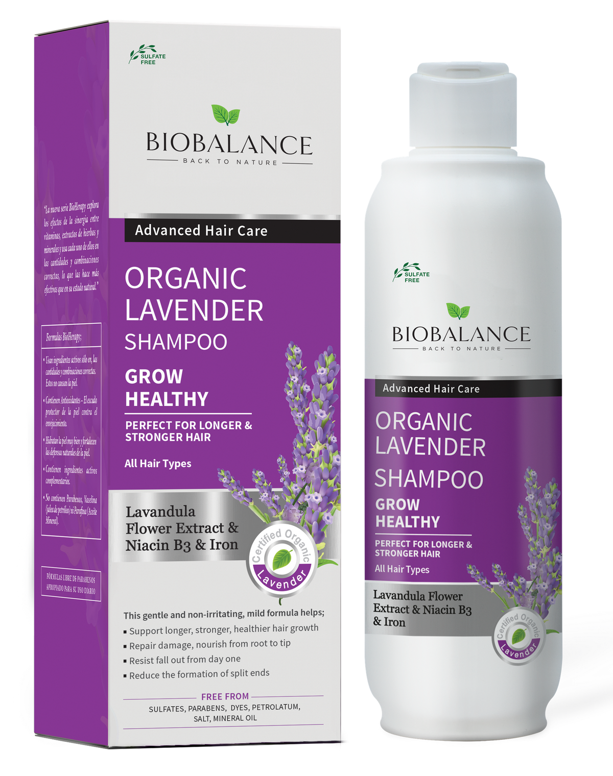 Bio Balance Organic Shampoo 330ml – Lavender