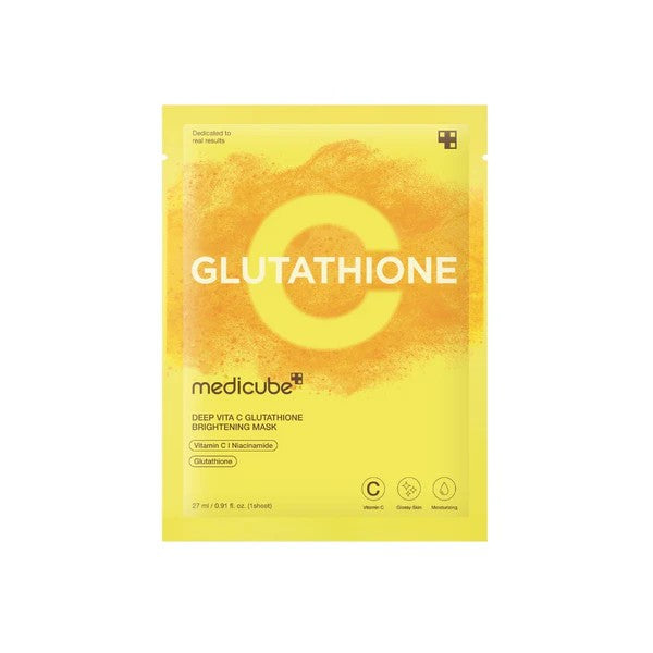 MEDICUBE Deep Vita C Glutathione Brightening Mask