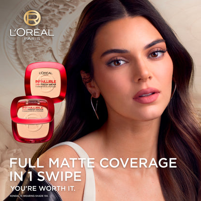 L’Oréal Paris Makeup Infallible Fresh Wear Foundation in a Powder, Up to 24H Wear