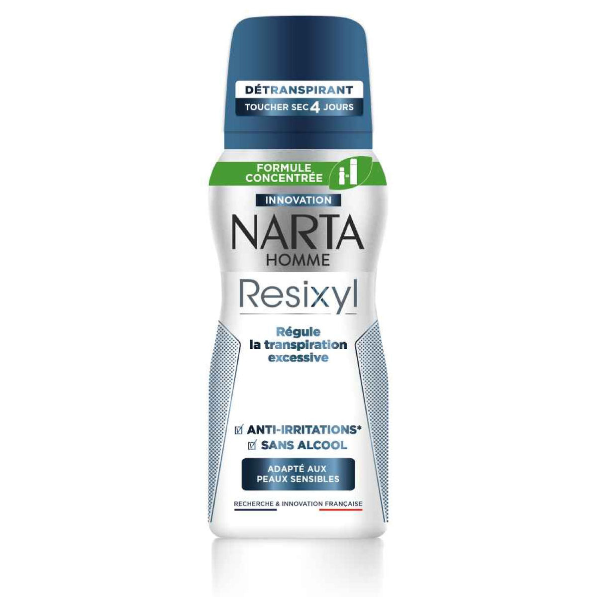 Narta - Resixyl  - Spray Deodorant for Sensitive Skin & Excessive Sweating - 48H Anti-Perspirant Protection - For Men - 100ml