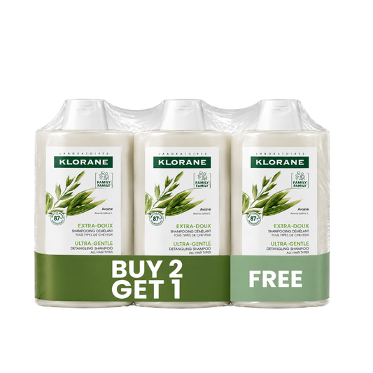 Buy 2 Get 1: Two Get One Klorane Oat Shampoo 400ml