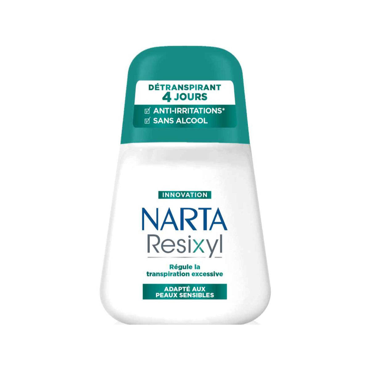 Narta - Resixyl  - Roll On Deodorant for Sensitive Skin & Excessive Sweating - 48H Anti-Perspirant Protection - For Women - 50ml