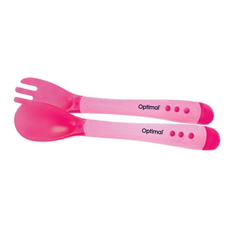 Flexible Silicone Spoon & Fork (4m+) – 2