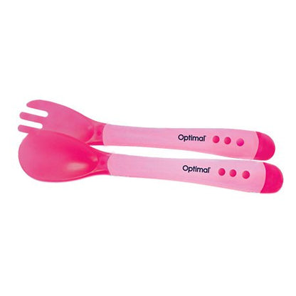 Flexible Silicone Spoon & Fork (4m+) – 2