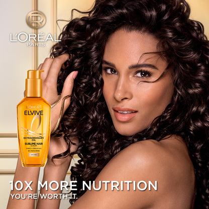 L’Oréal Paris Elvive Extraordinary Hair Oil Treatment, Non-Sticky Serum For Dry Hair-100ml
