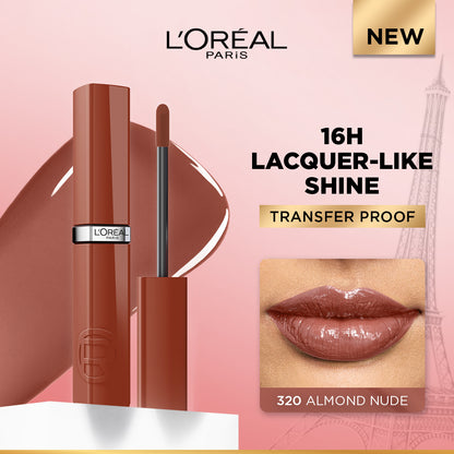 L’Oréal Paris Infallible Laque Resistance Liquid Lipstick, 16H Lacquer-Like Shine Finish Longwear & Transferresistant, 5ml