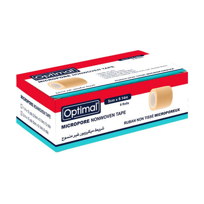 Optimal Micropore Nonwoven Tape – 12 rolls