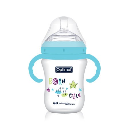 Optimal Mamilla Double Anti-Colic System Feeding Bottle