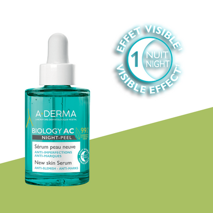 A-derma Biology AC Night Peel Anti-Blemish Serum – 5