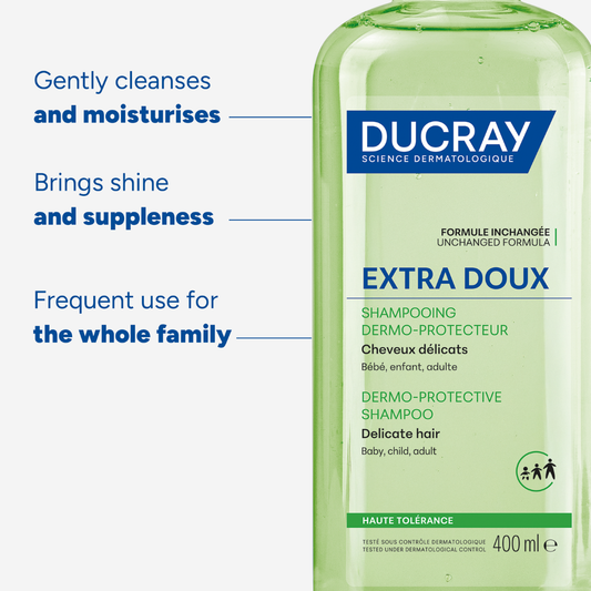 Buy 2 Get 1: Two Get One Ducray Extra-Gentle Dermo-protective shampoo 400ml
