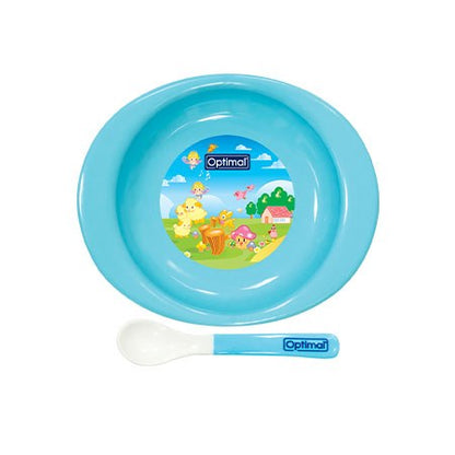 Feeding Plate With Silicone tip spoon (4m+) – 2