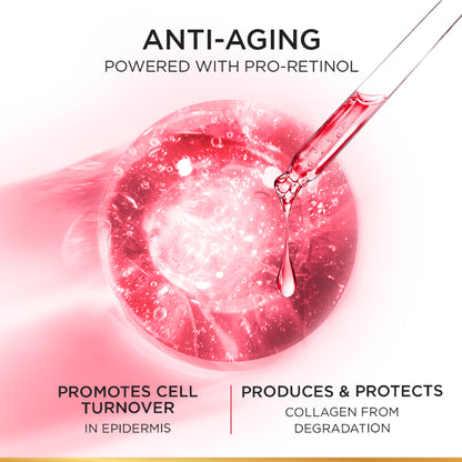 L’Oréal Paris, Revitalift Hydrating and Moisturizing Night Cream, for Wrinkles Reduction and  Skin Elasticity Improvement, Formulated with Pro-Retinol, 50ml