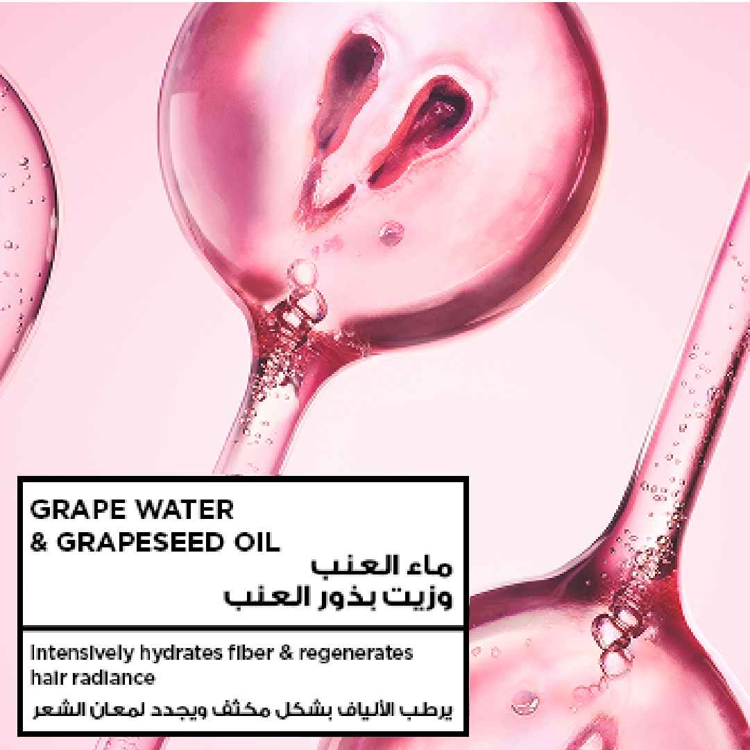 Garnier Ultra Doux Grape Moisture - Deep Regenerative Mask for Dehydrated Hair. Hydrating Grape Water + Antioxidant Grapeseed Oil -- Paraben-Free, Vegan, Cruelty-Free - 340ml