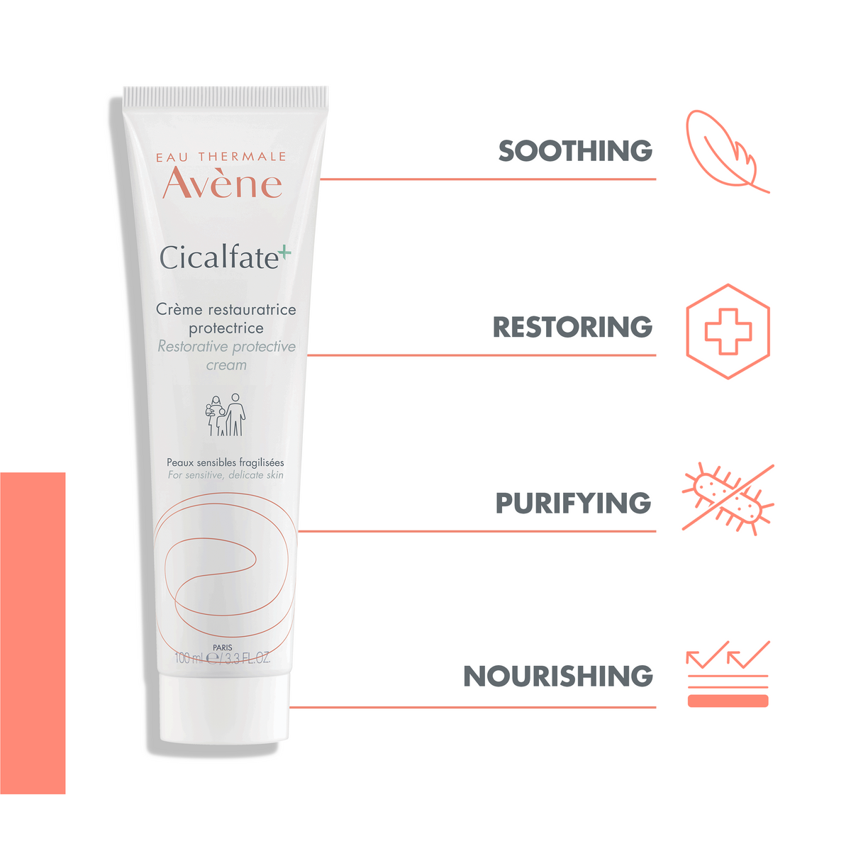Avene Cicalfate instant repairing protective cream for damaged skin – 1