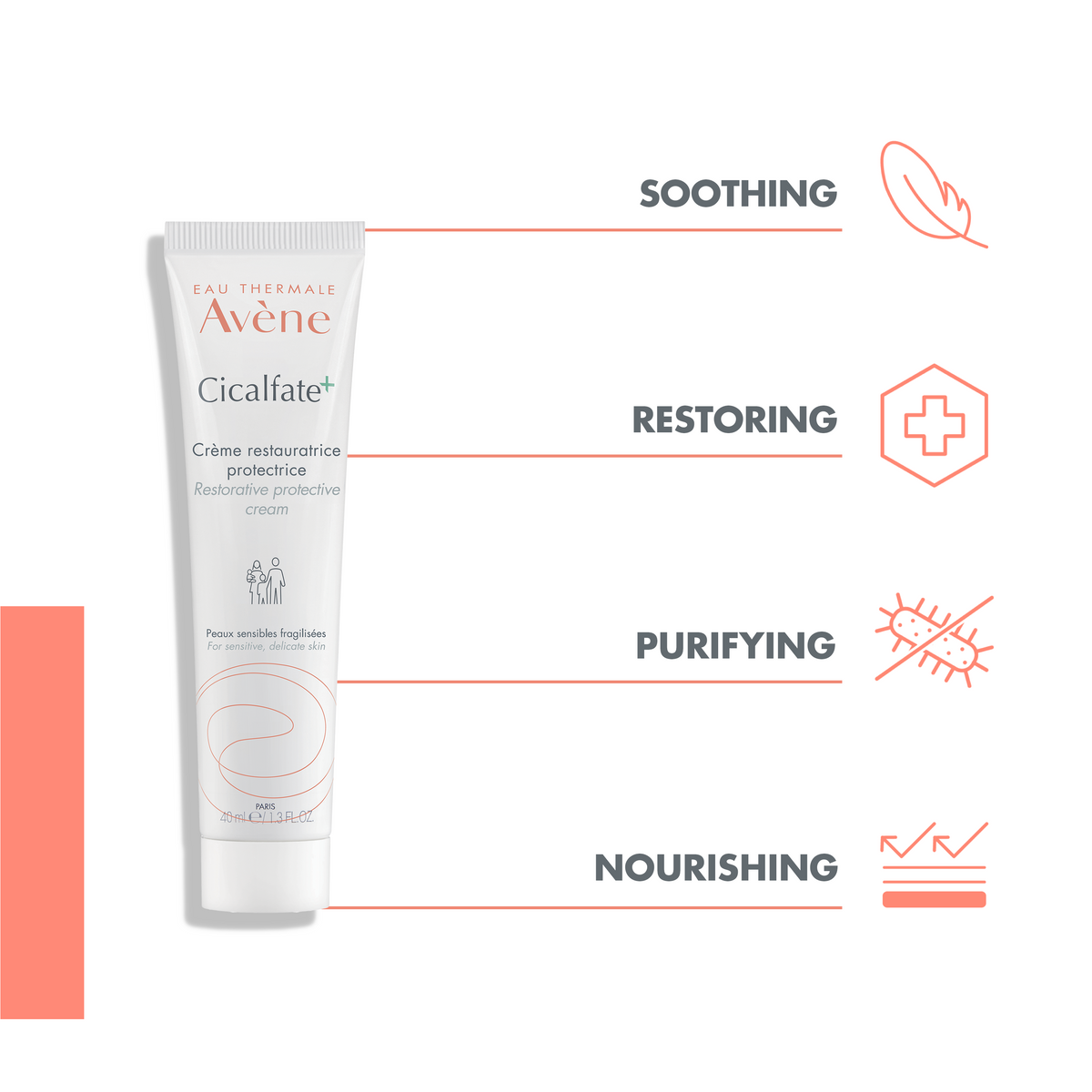 Avene Cicalfate Hydrating repairing emulsion for damaged skin – 3
