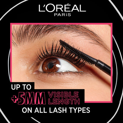 L’Oréal Paris Telescopic Extensionist Mascara for 24H Long-Lasting Curl, Volume, and Exceptional Lengthening Eyelashes with Eyelash-Extension Effect