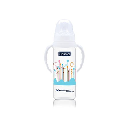 Narrow Neck Orthodontic Feeding Bottle With Handle 240ml – 4