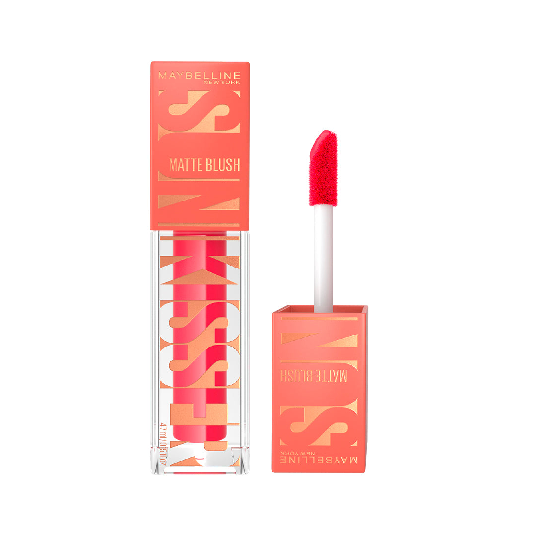 Maybelline Sunkisser 12H Longwear Multi-use Matte Liquid Blush, Bronzer, Blendable, Buildable
