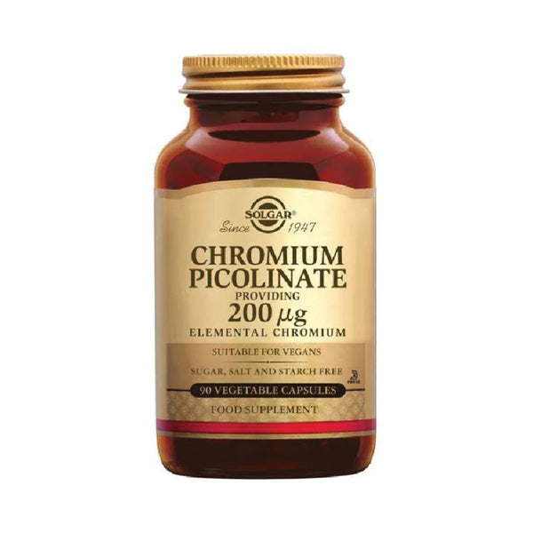 Solgar Chromium Picolinate 100Mcg 90 Tabs