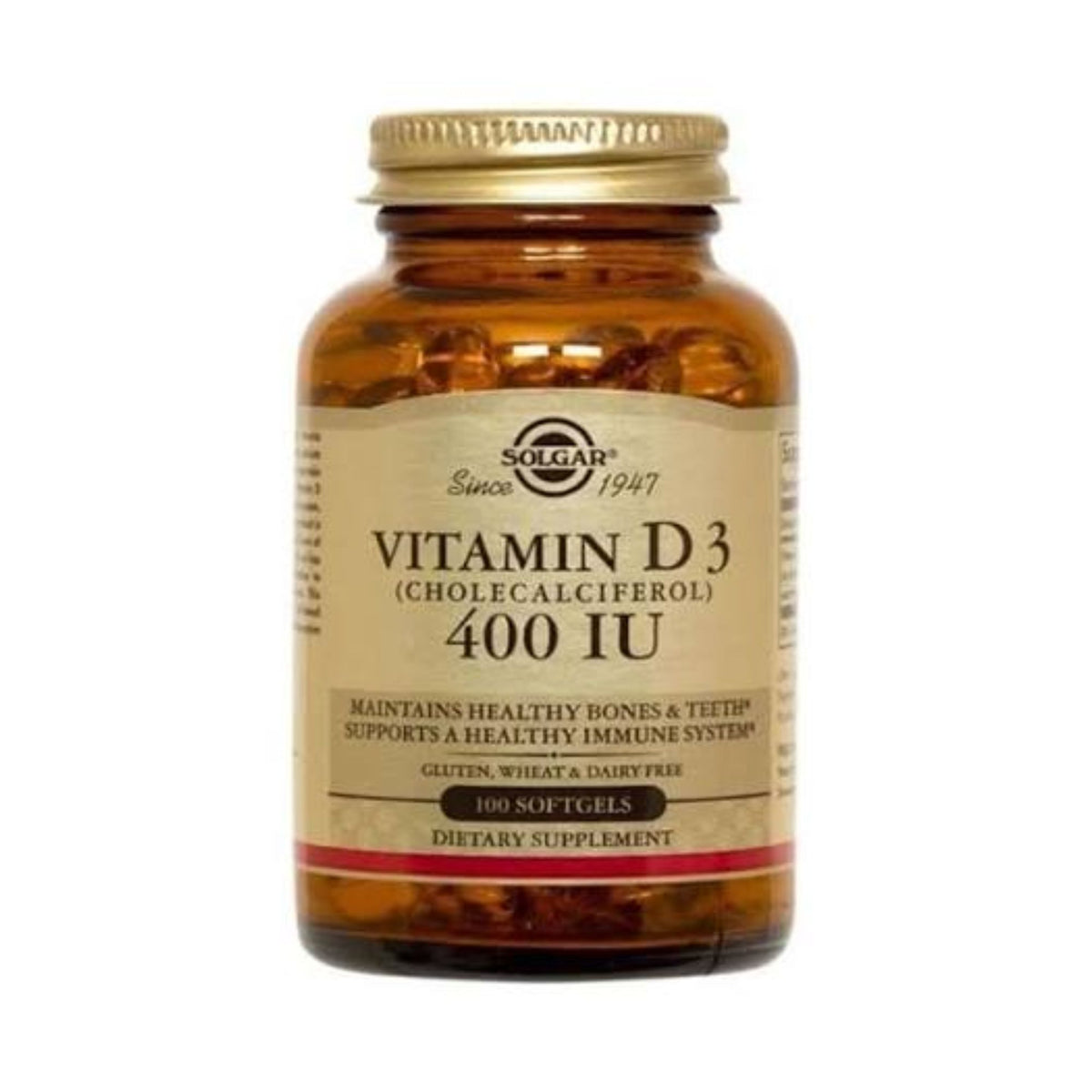 Solgar Vit D3 400 100 softgels