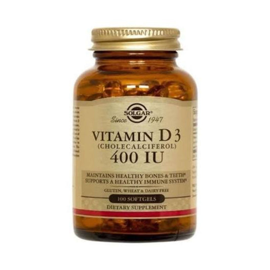 Solgar Vit D3 400 100 softgels