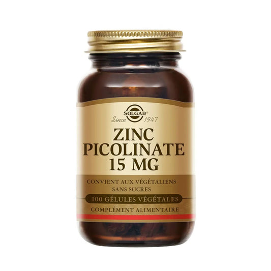 Solgar Zinc Picolinate 15Mg 100 Tabs