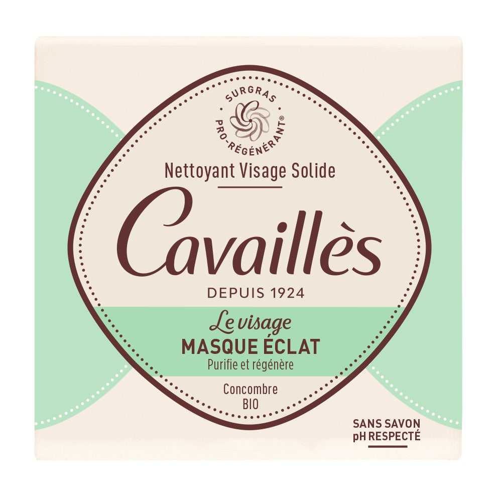 Rogé Cavaillès Nettoyant Visage Solide 70g – Masque Éclat
