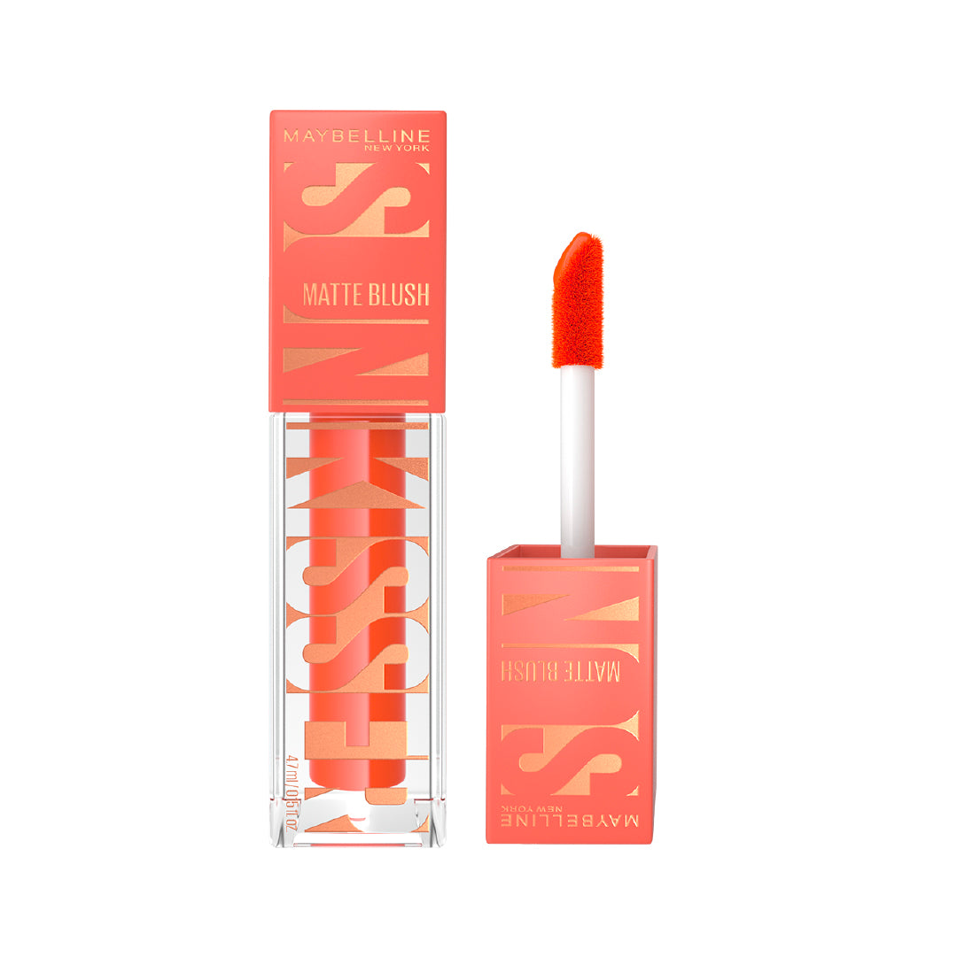 Maybelline Sunkisser 12H Longwear Multi-use Matte Liquid Blush, Bronzer, Blendable, Buildable