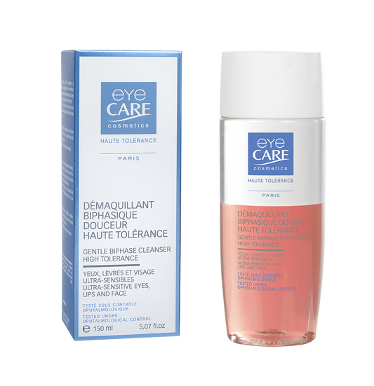 démaquillant biphasique douceur haute tolérance 150 ml